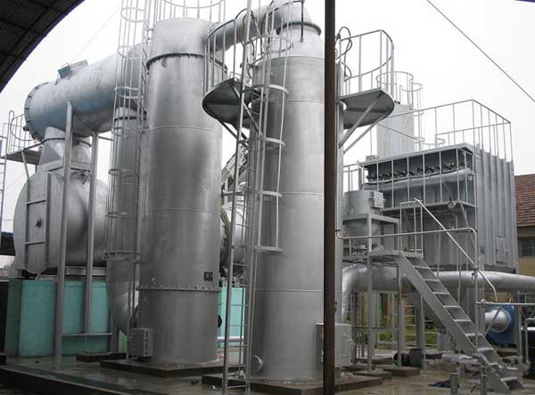 某化工廠含鹽廢水蒸發濃縮雙效逆流循環多效蒸發器